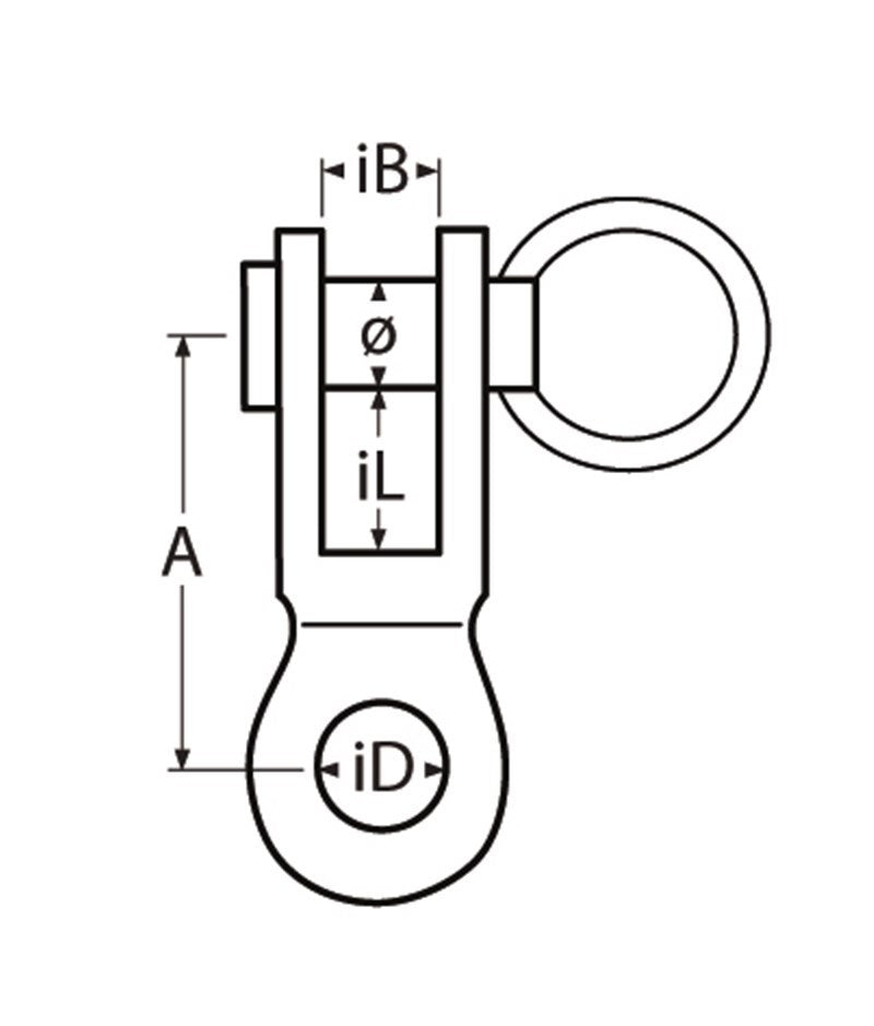 Marinetech Toggle 5x22 mm