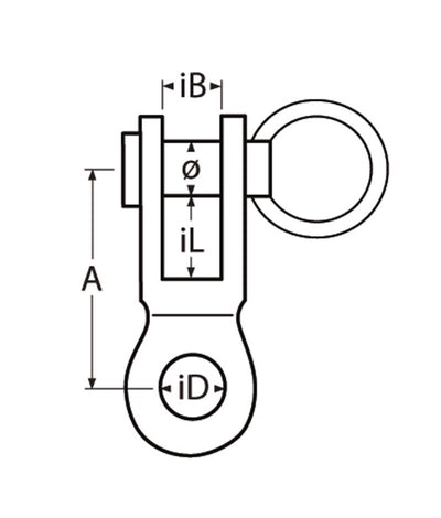 Marinetech Toggle 5x22 mm