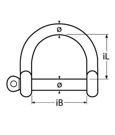 Marinetech D-Sluiting Breed 5mm