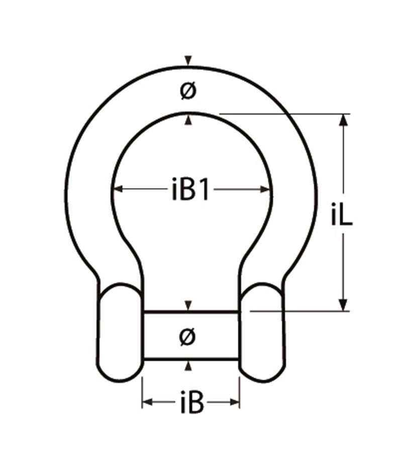 Marinetech Harpsluiting Imbus 8mm