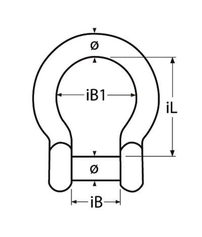 Marinetech Harpsluiting Imbus 8mm