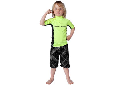 Magic Marine Cube Rash Vest S/S Kids