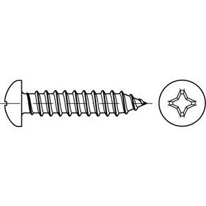 Marinetech Plaatschroef 2.9x25