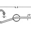 Talamex Sliphaak met ring 5/16"