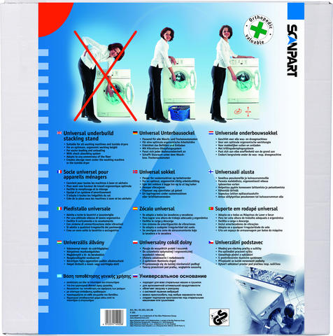 Scanpart Wasmachine Sokkel