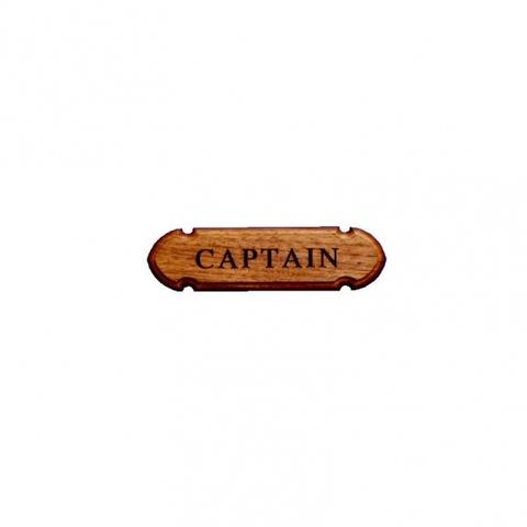 ARC Naamplaat "Captain"