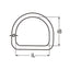 Marinetech D-Ring 3-15 mm