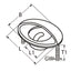 Marinetech Waterski Haak 92x62 mm