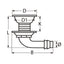 Marinetech Tankontluchter 90° 16mm