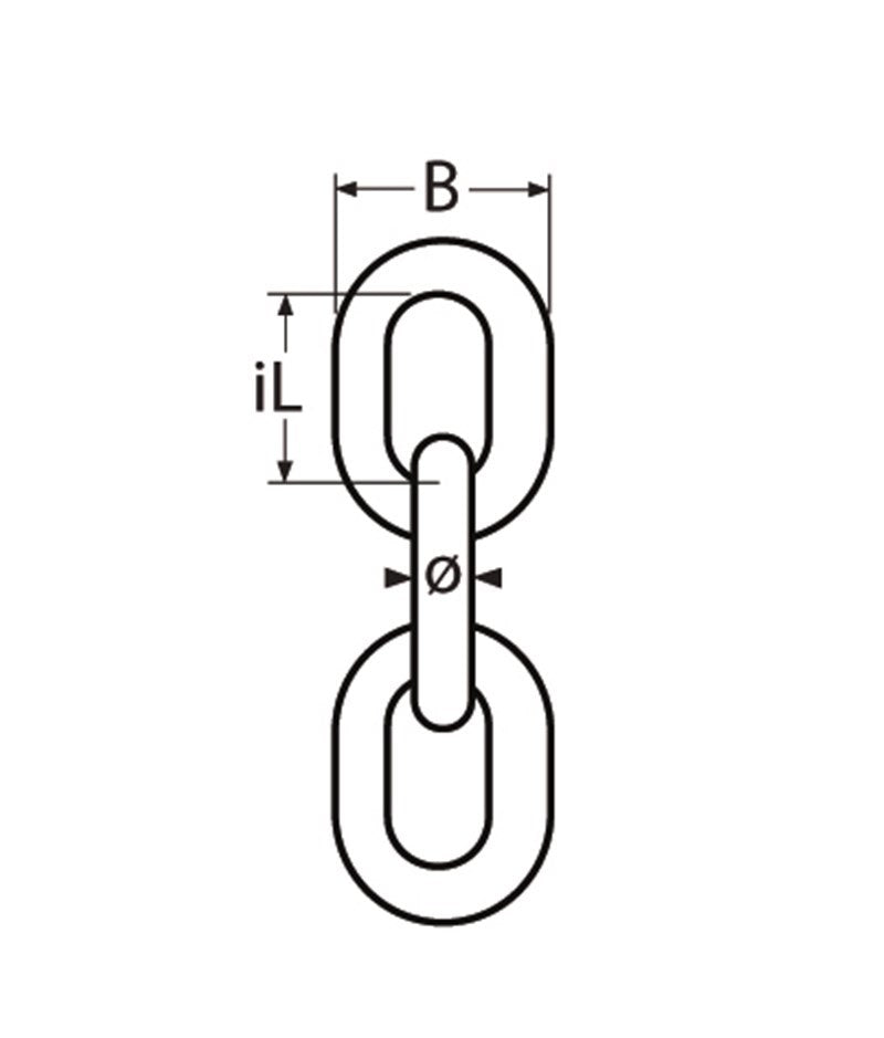 Marinetech Ankerketting 8mm DIN766