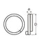 Marinetech Borgring Dubbel 1,5x10mm