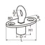 Marinetech Oogslot Inbouw 44mm
