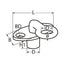 Marinetech Oogslot 90° Inbouw 44mm