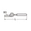Marinetech Deurstopper 70 mm