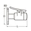 Marinetech Deurstopper 50mm