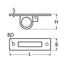 Marinetech Luikring Inbouw 90 mm