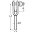 Marinetech Walstoggle 3mm x 75mm