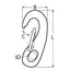 Marinetech Klephaak Open Arm 50mm