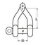 Marinetech D-Sluiting Gedraaid 6mm