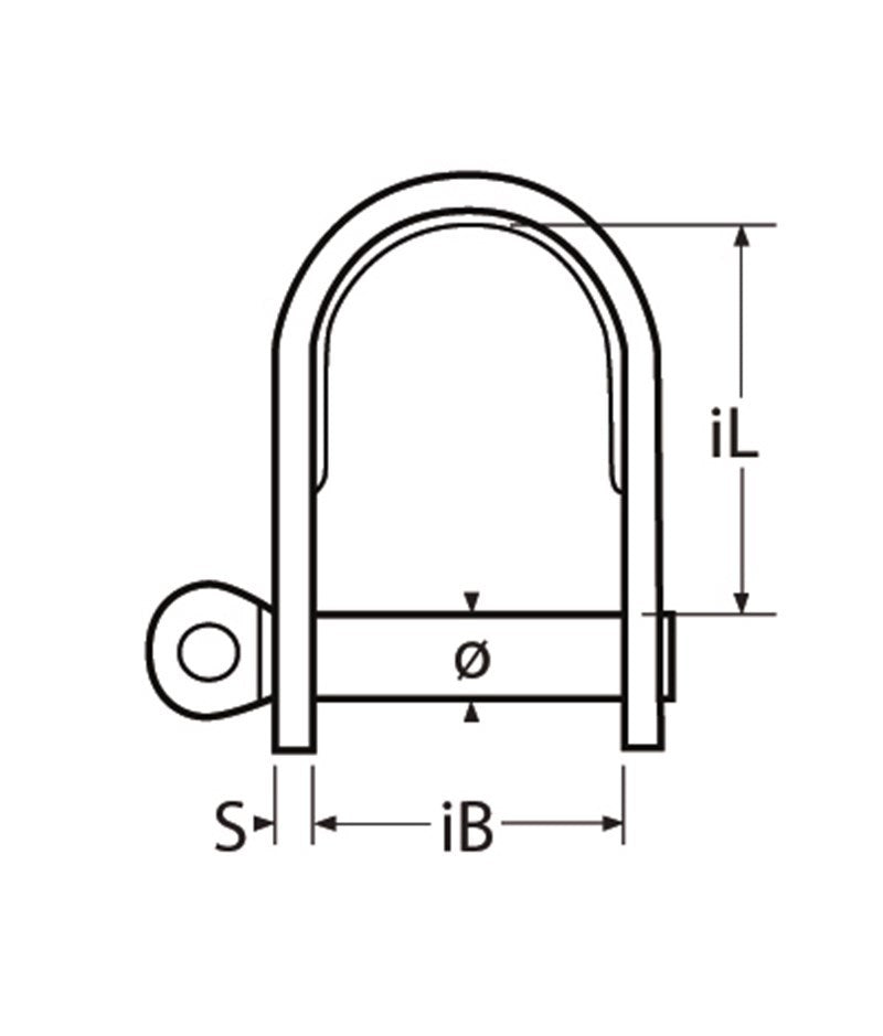 Marinetech Plaatsluiting Kort 5mm
