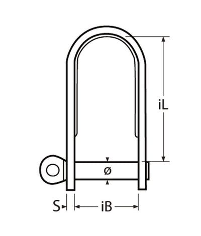 Marinetech Plaatsluiting Lang 6mm