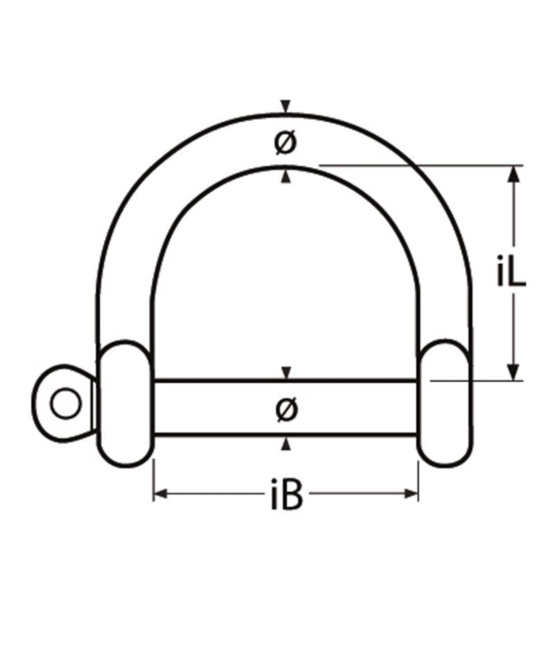 Marinetech D-Sluiting Breed 8mm