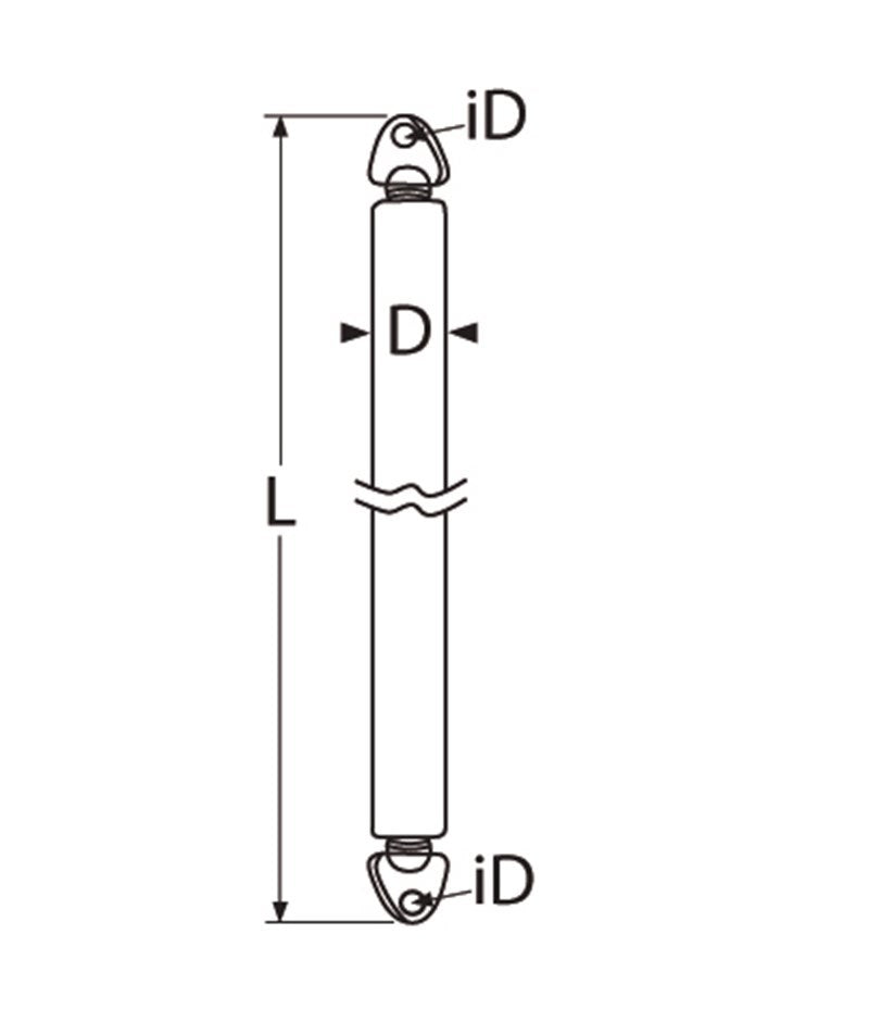 Marinetech Bimini-Spanveer 103mm