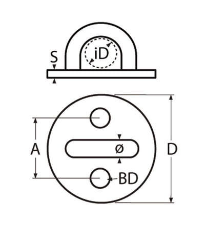 Marinetech Dekoog Rond 8mm
