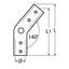 Marinetech Hoekconnector 140°