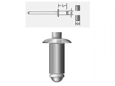 Talamex POPNAGEL 3.0x15.0mm