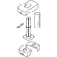 Optiparts Scharnier met Touwkern