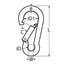 Marinetech Karabijnhaak 12x140 mm