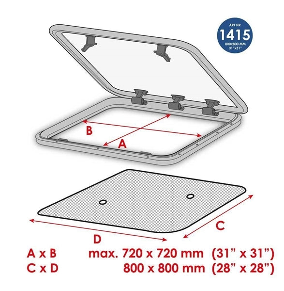 Waterline Muskietennet vluchtluik