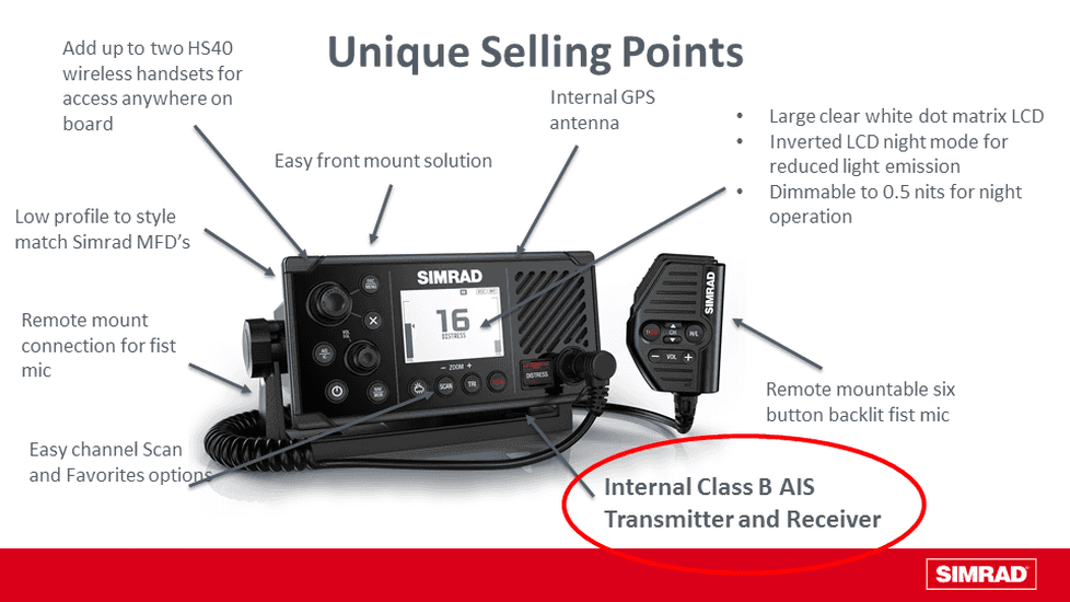 Simrad RS40-B Marine Kit