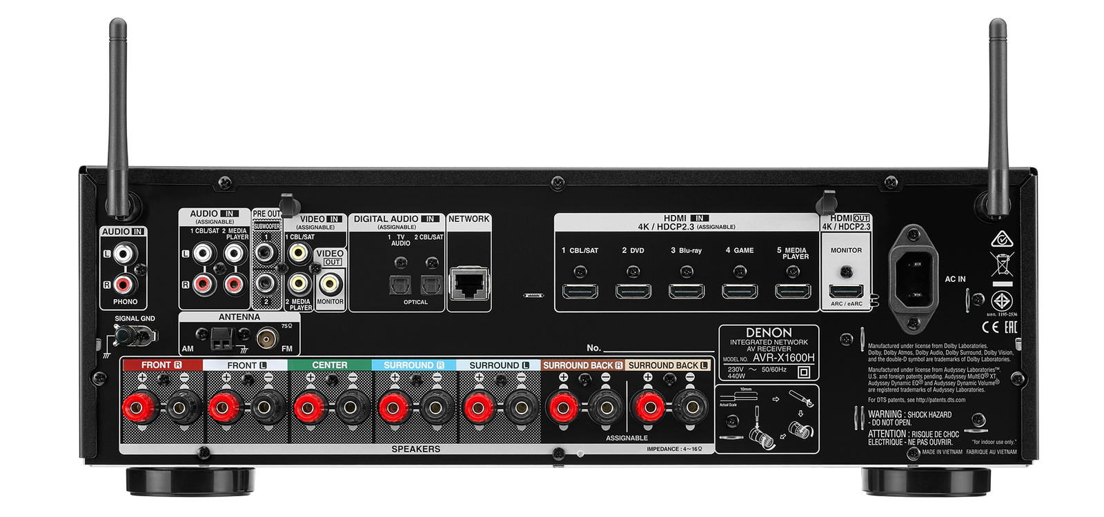 Denon AVRX1600HDABBKE2