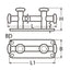 Marinetech Dubbel Kruisbolder 150mm