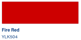 International Toplac Plus 504 fire red