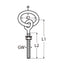 Marinetech Oogbout M8x100