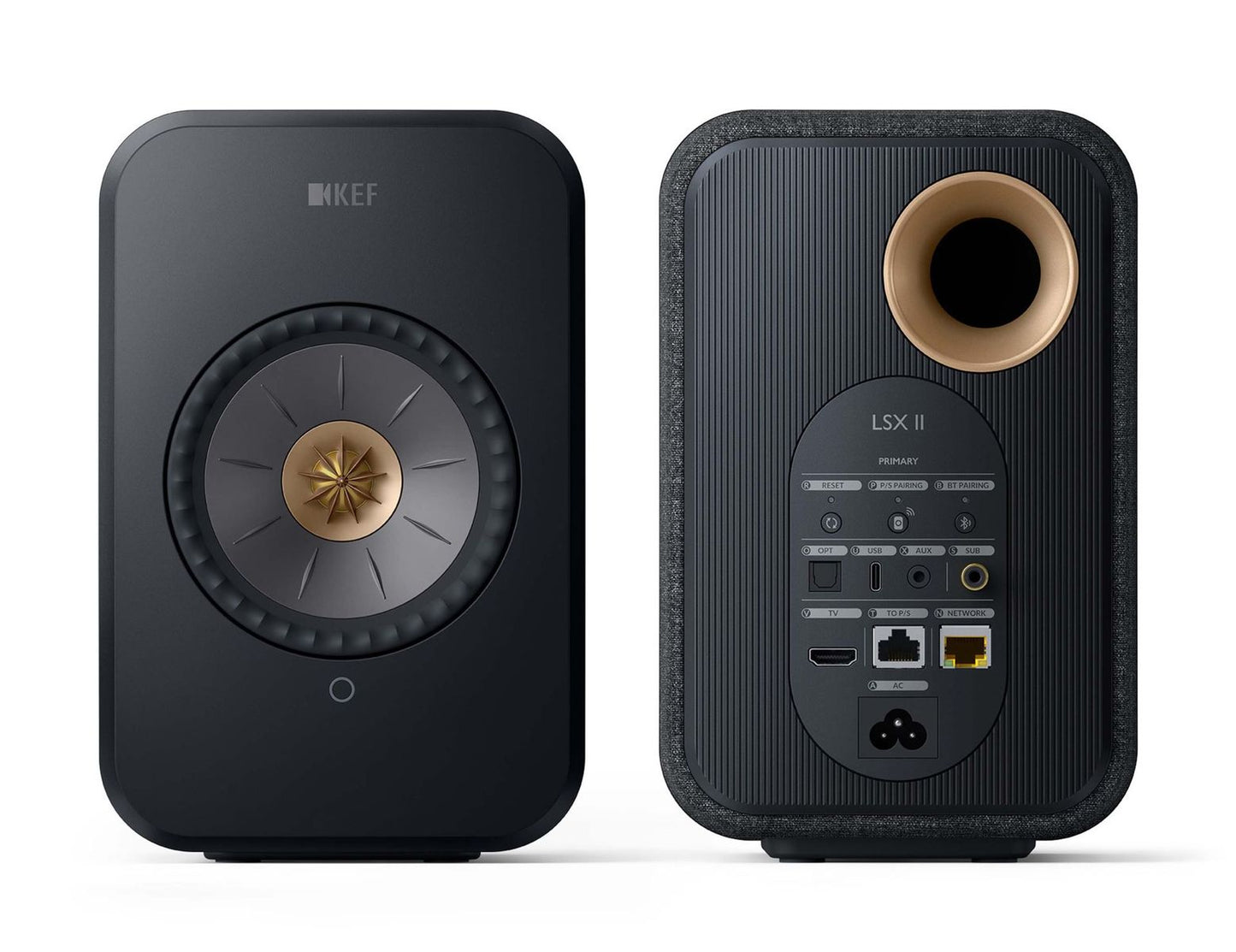Kef LSX II set in zwart