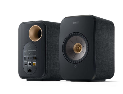 Kef LSX II set in zwart
