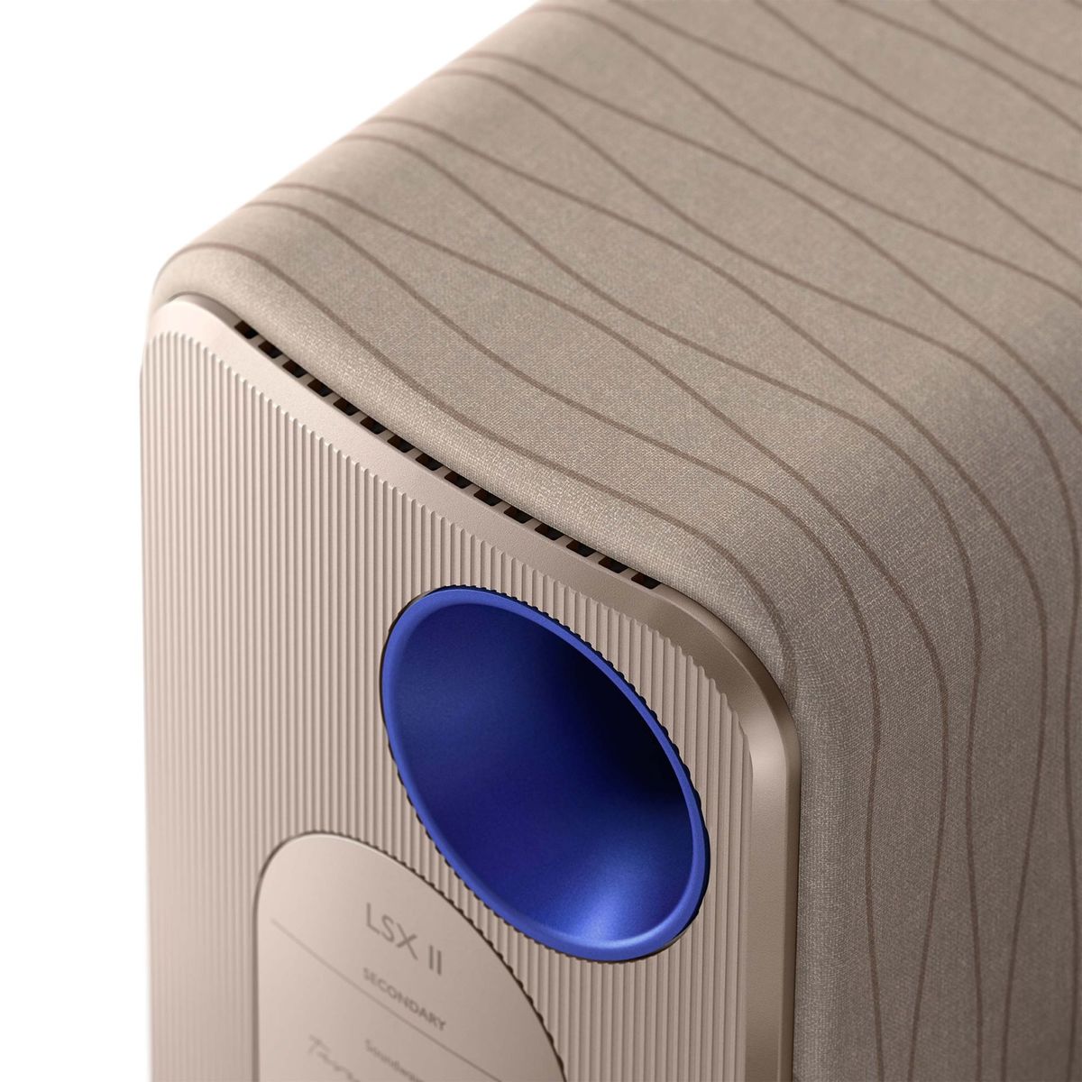 Kef LSX II set in beige