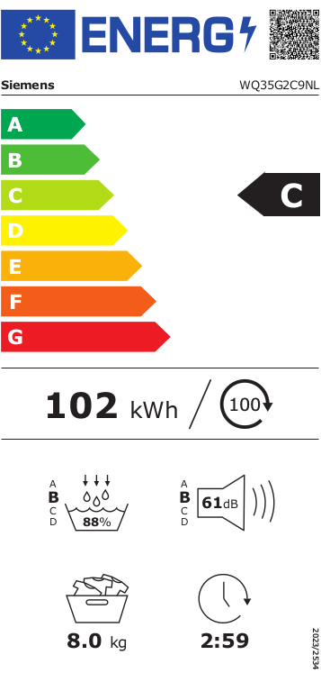Siemens WQ35G2C9NL