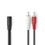 Nedis 3,5mm Jack 2x RCA male