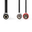 Nedis 3,5mm Jack 2x RCA male