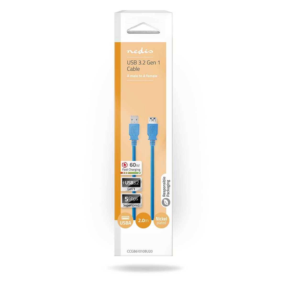 Nedis USB verlengkabel