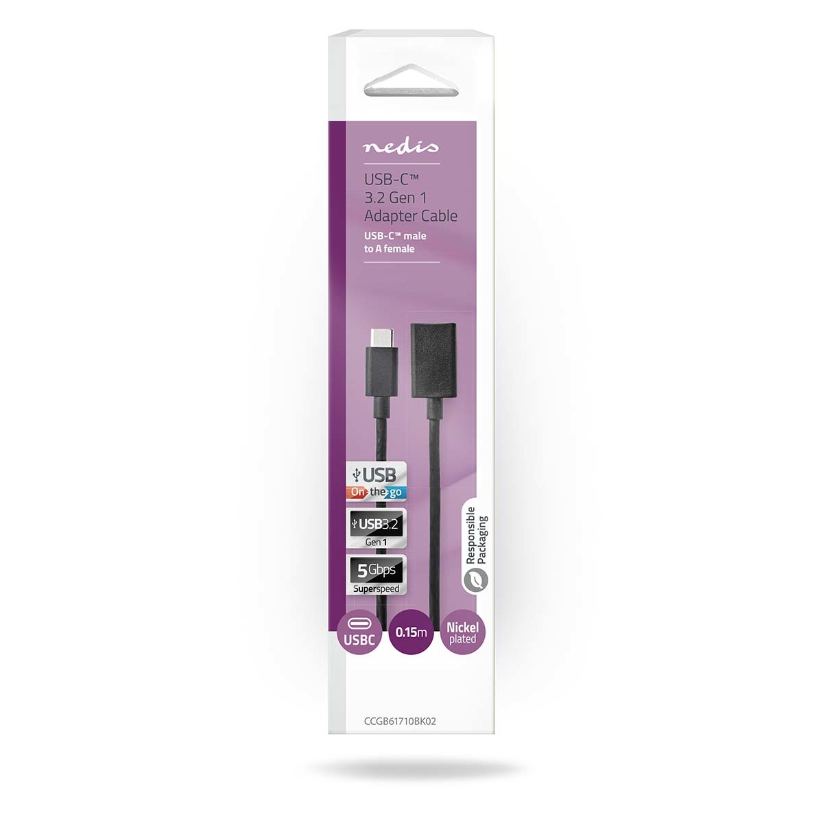 Nedis USB verloop kabel