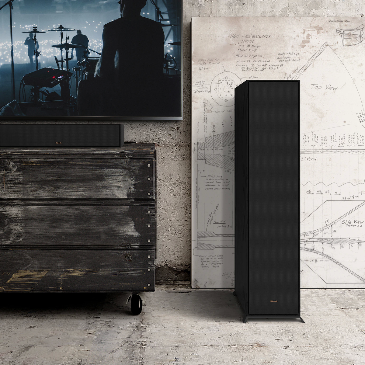 Klipsch R-800F zwart