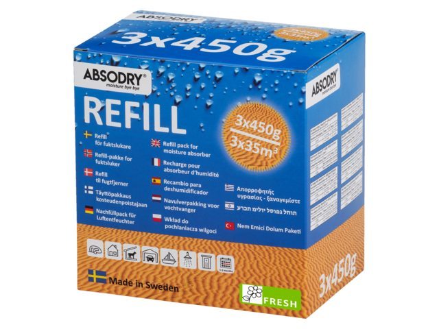 Absodry Navulling 3 x 450 gram