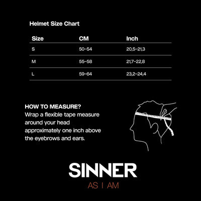 Sinner TYPHOON VISOR 50-54 cm
