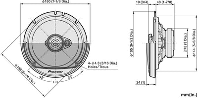 Pioneer TS-A1671F